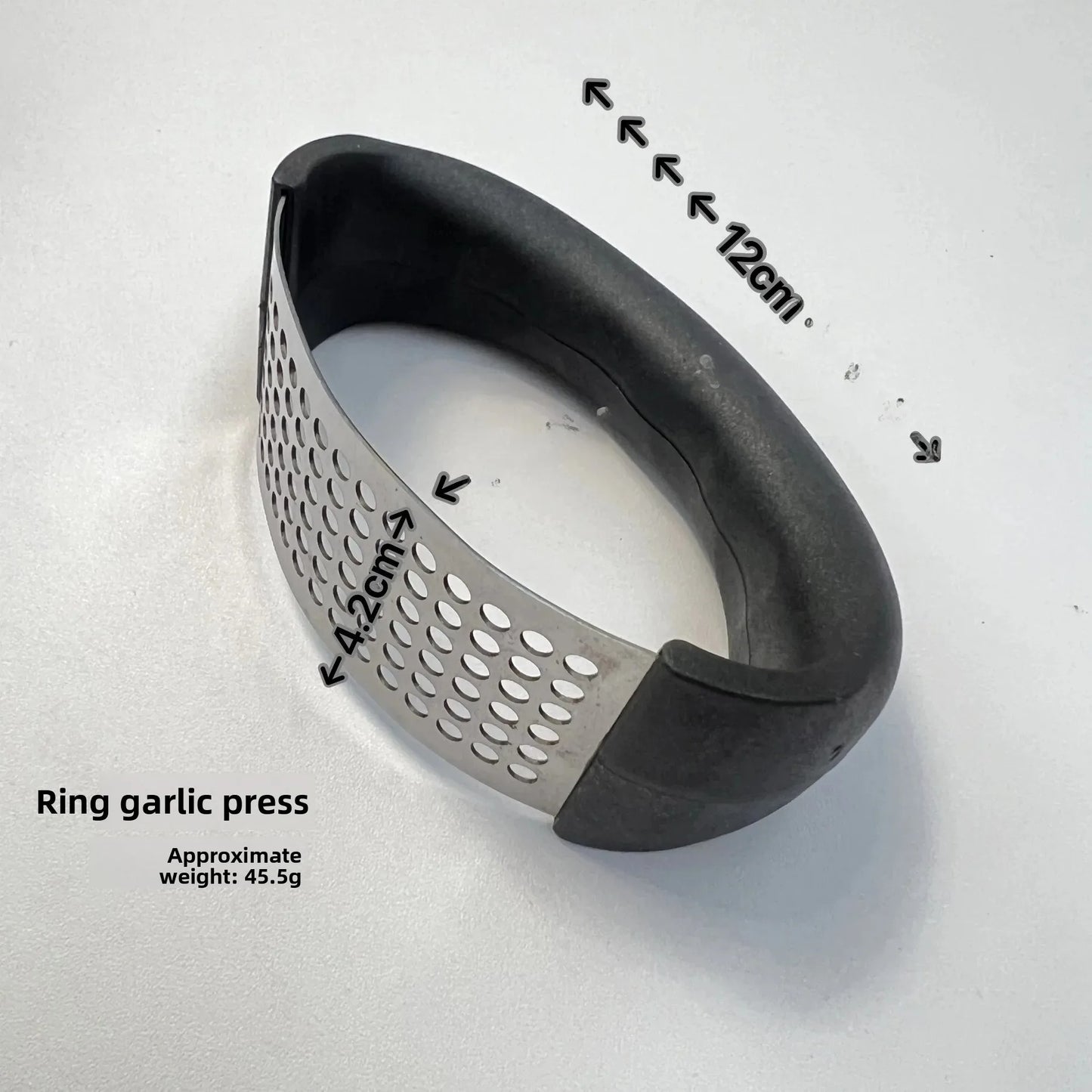 Stainless Steel Garlic Press Crusher