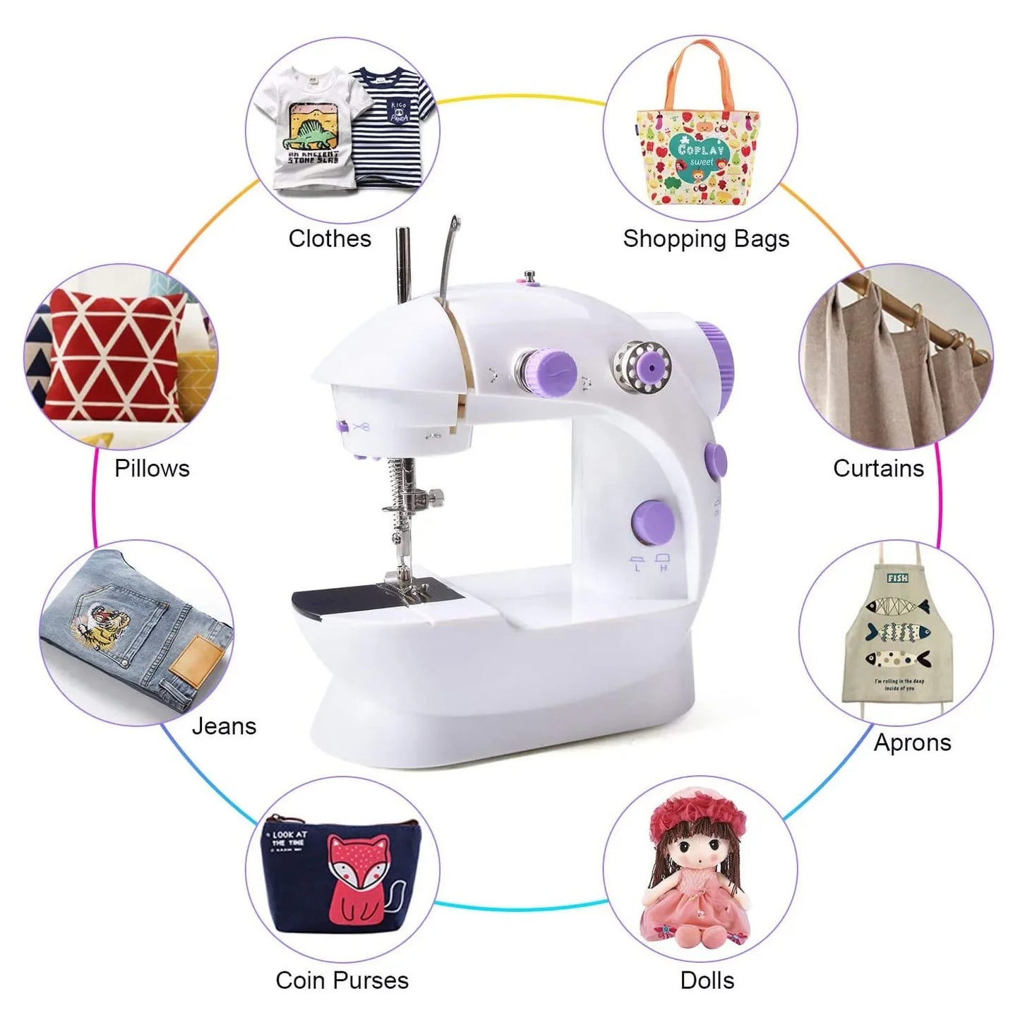 Mini Sewing Machine 4 in 1