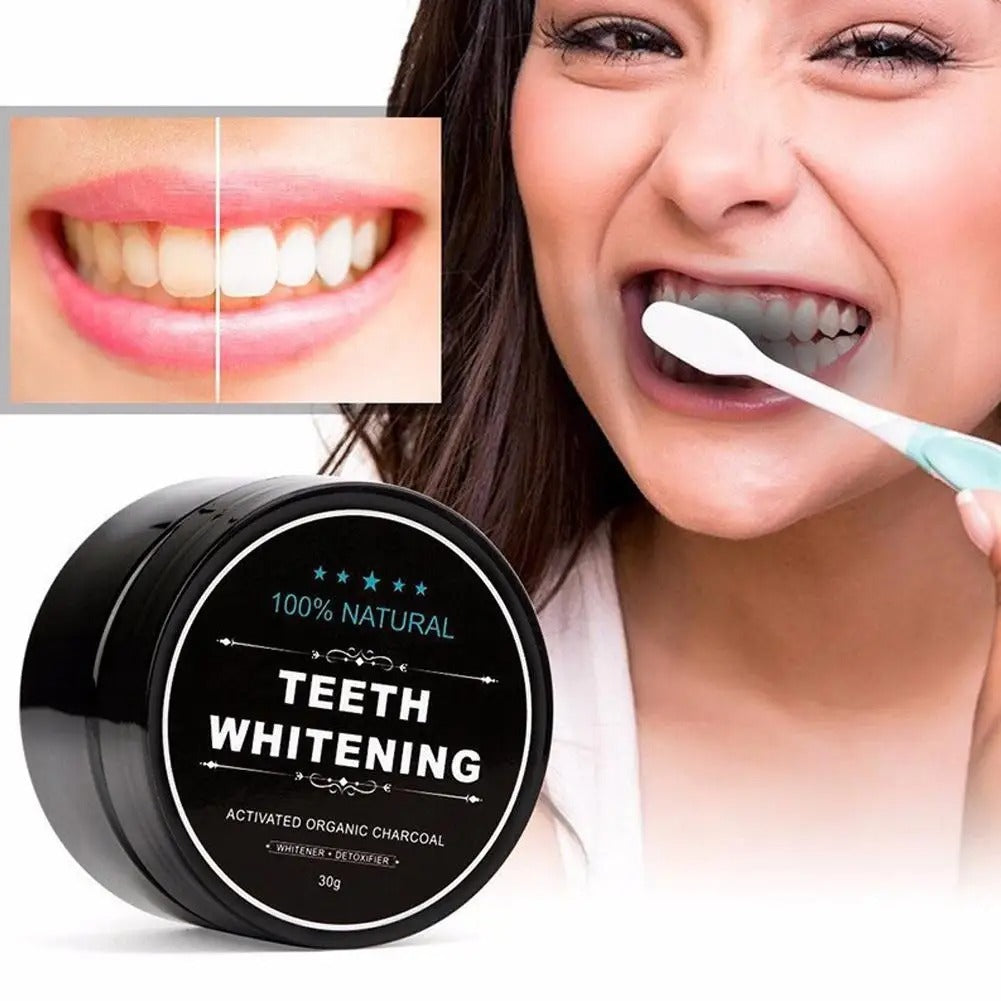 Teeth Whitening Powder,Activated Carbon, Coconut Shell Powder Deep Cleaning for Men Women