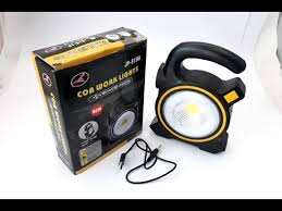 Jy-819 Solar And Usb Charging Rechargeable Led Cob Work Light - 10w