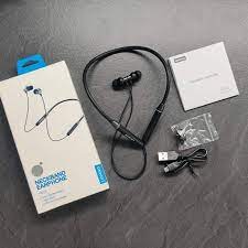 Lenovo HE05 | Neckband Bluetooth Headset | Lightweight | Flexible | Bluetooth Handsfree