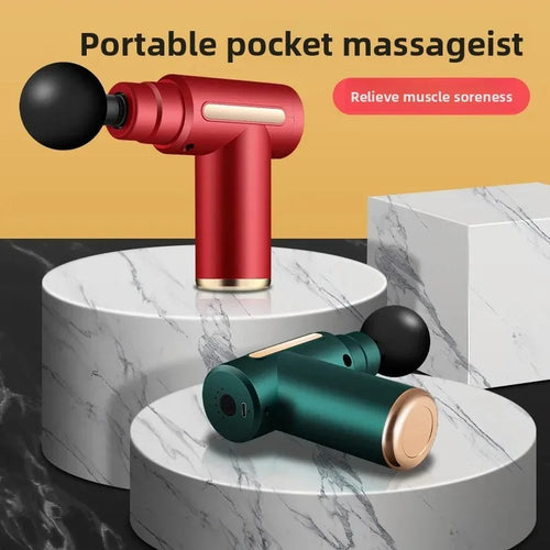 Mini Massage Gun Percussion Muscle Massager Gun Electric Body Massager
