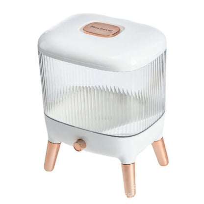 Moisture-proof Transparent Sealed Rice Tank Thickened Press Type Cereal Storage Container Large Capacity Dry Food Storage Box