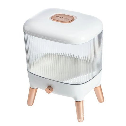 Moisture-proof Transparent Sealed Rice Tank Thickened Press Type Cereal Storage Container Large Capacity Dry Food Storage Box