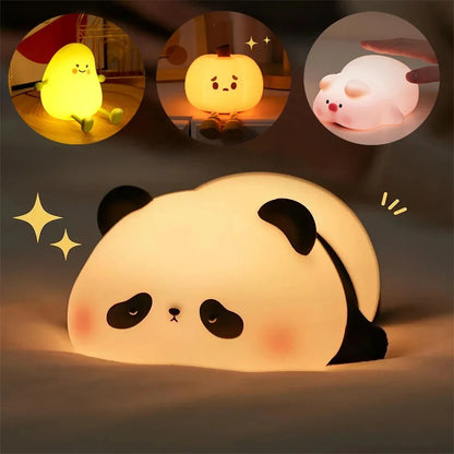 Silicone Panda Rechargeable Lamp