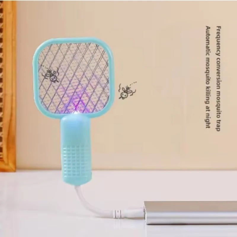 Electric Mosquito Racket USB Portable Fly Killer Racquet
