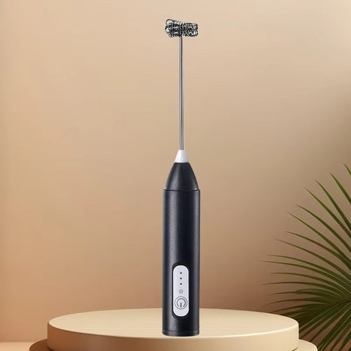 Mini Milk Frother Egg Whisk Portable USB Charging Handheld Coffee/Milk Blender Electric Stainless Steel Egg Beater Home Use