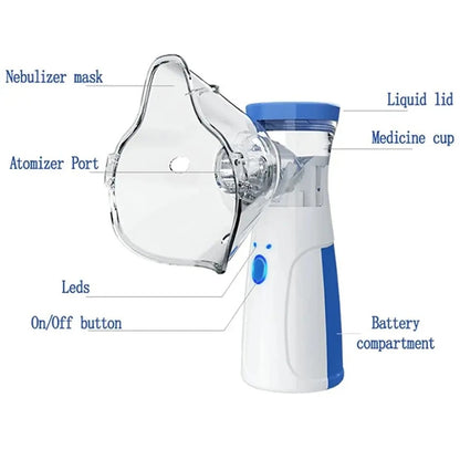Nebulizer Handheld Asthma Inhaler Atomizer Children Health Care Mini Portable Nebulizer Humidifier