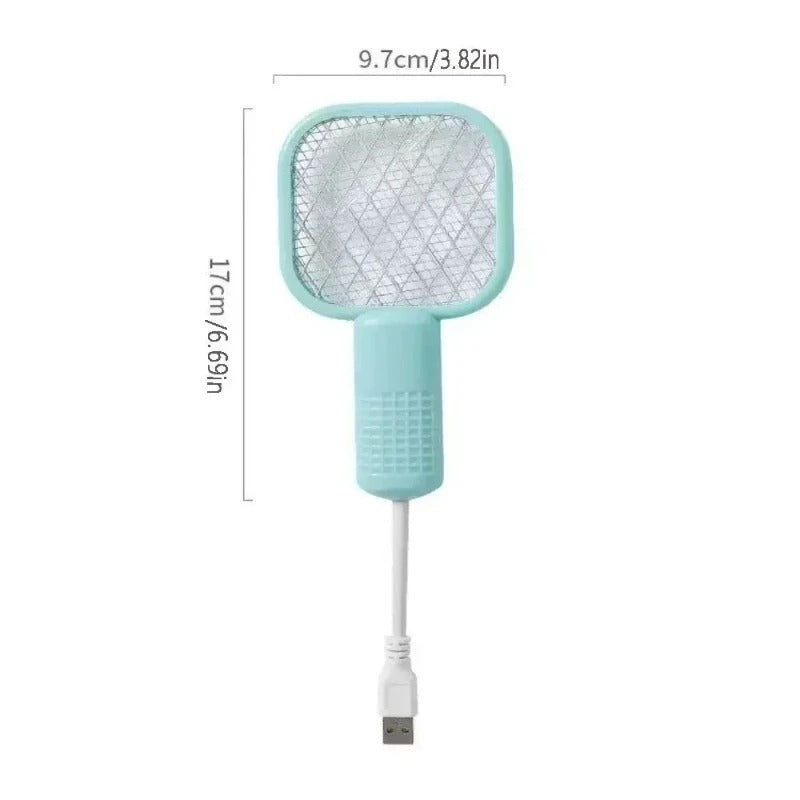 Electric Mosquito Racket USB Portable Fly Killer Racquet