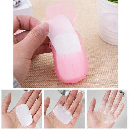 20pcs Portable Disposable Soap Paper pack of 5