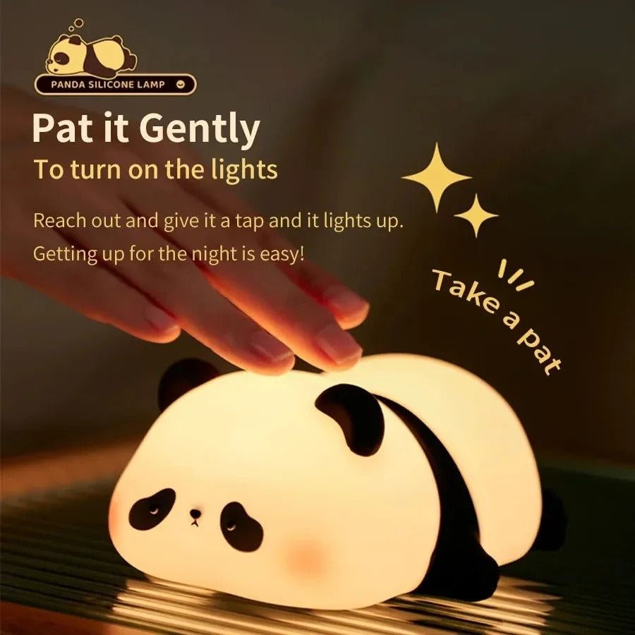 Silicone Panda Rechargeable Lamp