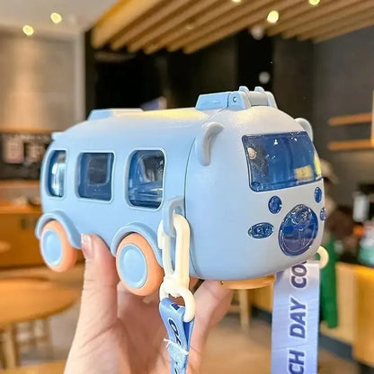 500ML Bus-Shaped Straw Water Bottle