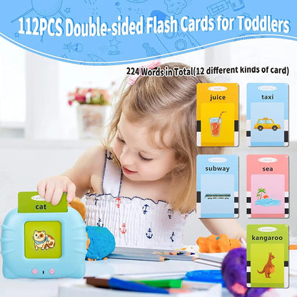 Education Toys Sight Words Games Talking Flash Cards Learning English Machine Electronic Book