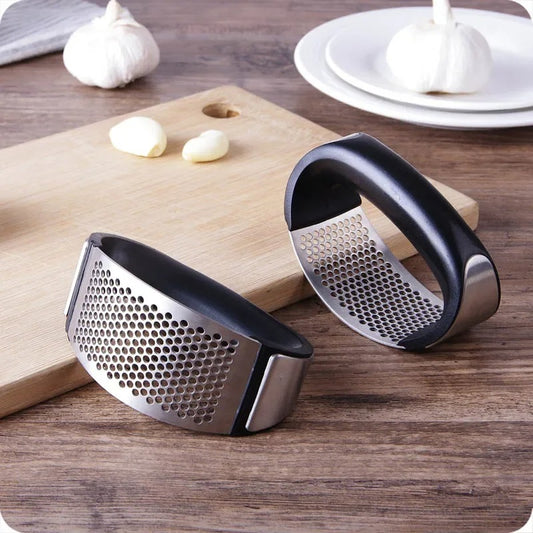 Stainless Steel Garlic Press Crusher