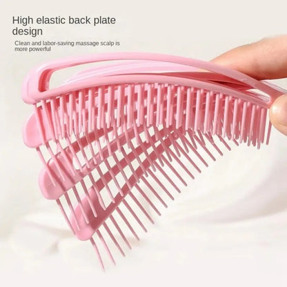 Hair Brush Octopus Hairbrush Pink Massage Detangler Brush For Curly Hair Thick Hair Care Hairbrush Styling Tools