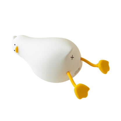 Duck Rechargeable LED Night Light – Soft Silicone Cartoon Lamp for Kids, Bedside Nightlight, Home Room Decor & Birthday Gift