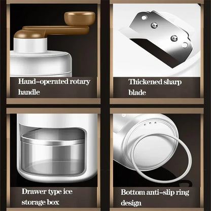 Manual Protable Ice Crusher Free Ice Boxes