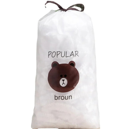 100pcs Disposable Food Storage Cover
