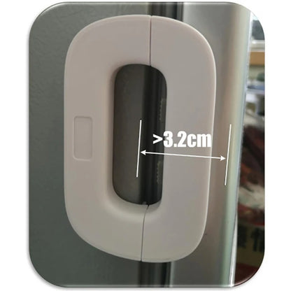 Child Safety Locks Home Refrigerator Lock for Kids Security Protection Baby Anti-Pinch Hand Refrigerators Door Dedicated Buckles