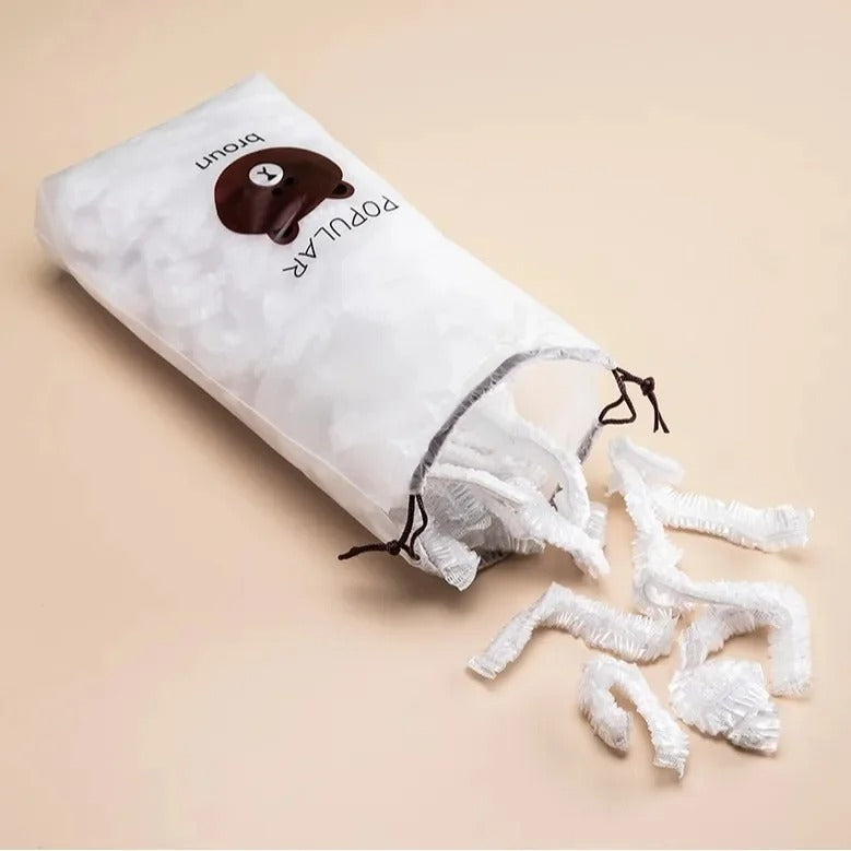 100pcs Disposable Food Storage Cover