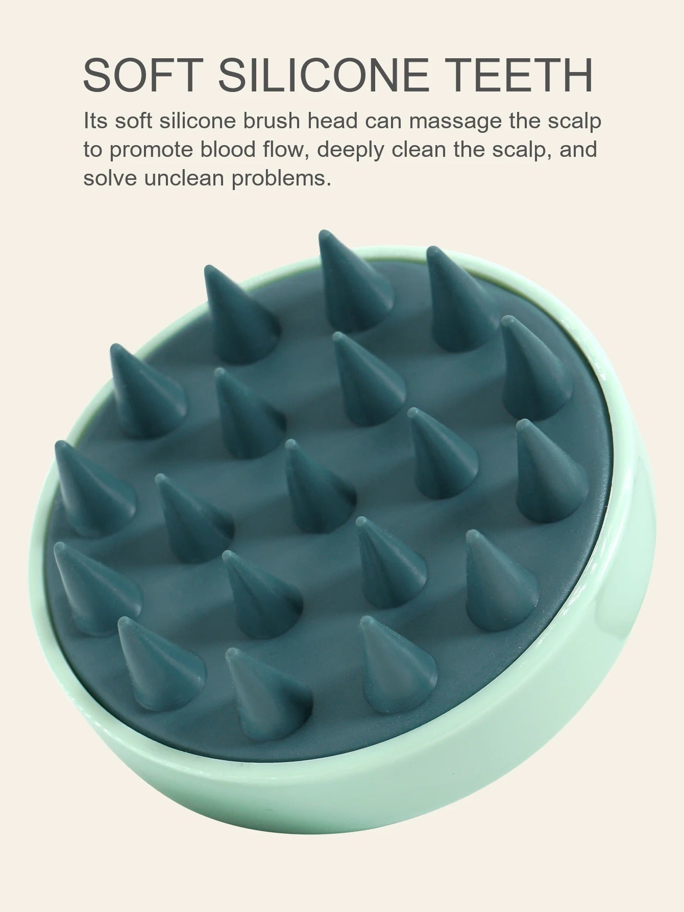 Soft Silicone Shampoo Brush