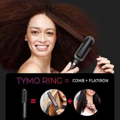 Electric Hair Straightener Comb – Anti-Burn & Negative Ion Styling Brush