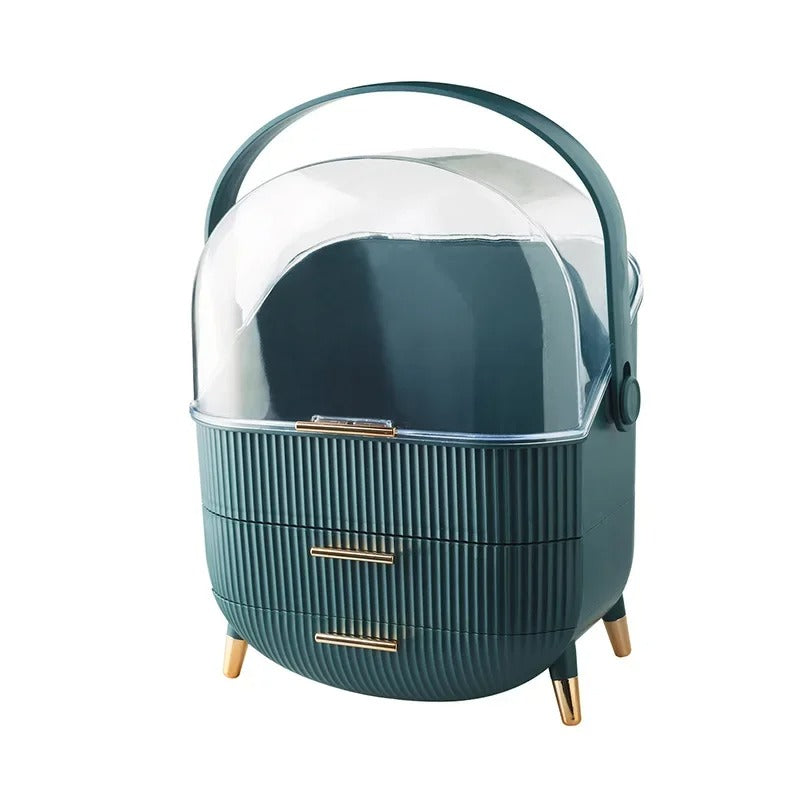 Cosmetic Storage Box Big Capacity Waterproof Dustproof Jewelry Makeup Organizer Home Skin Care Make Up Storage Drawer